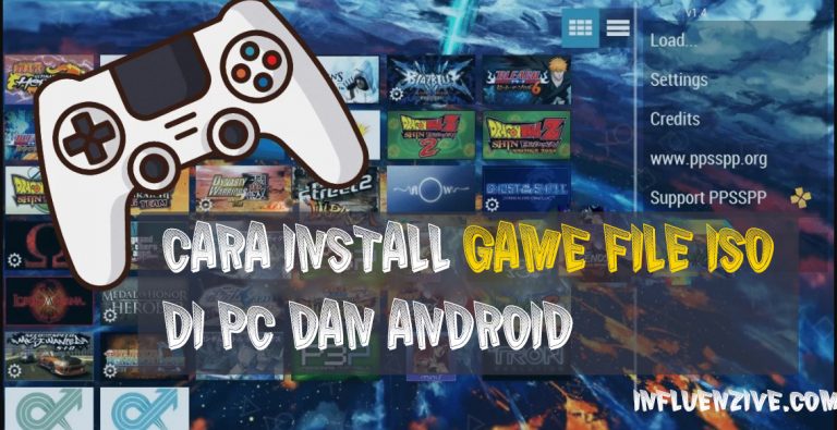 Cara install game file iso