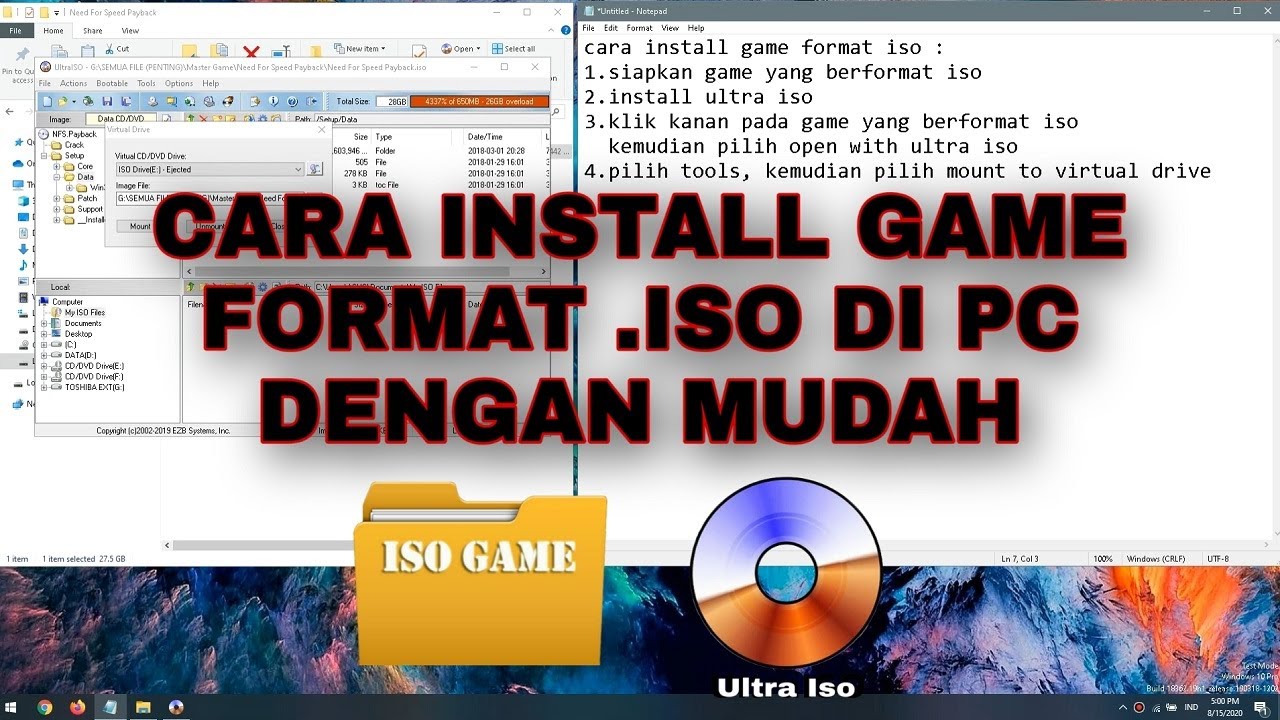 Cara install game for pc