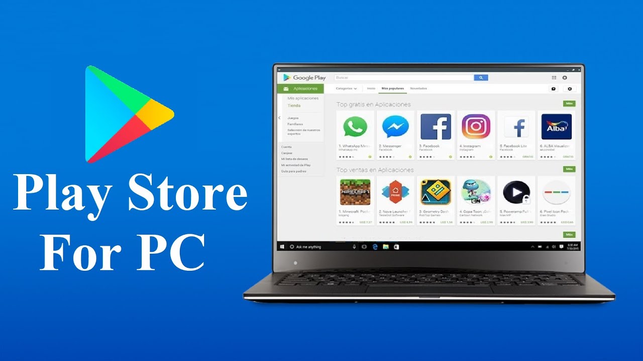 Cara install google play game di pc