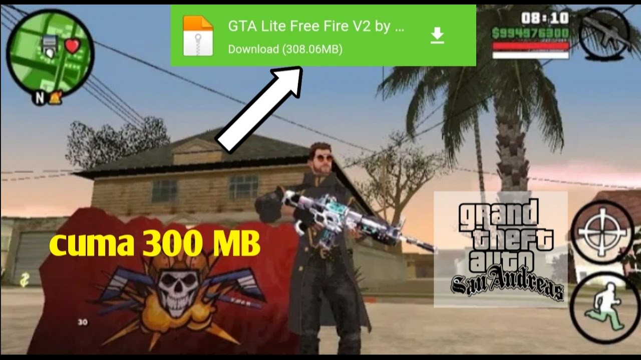 Cara install game gta android