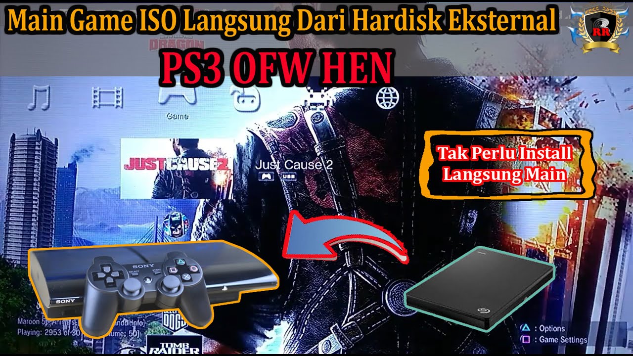 Cara install game ps3 ke hardisk eksternal