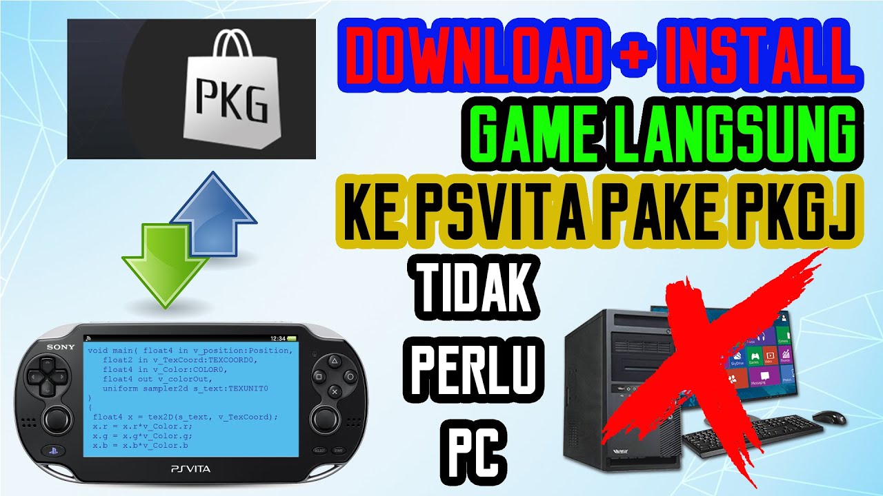 Cara install game ps vita