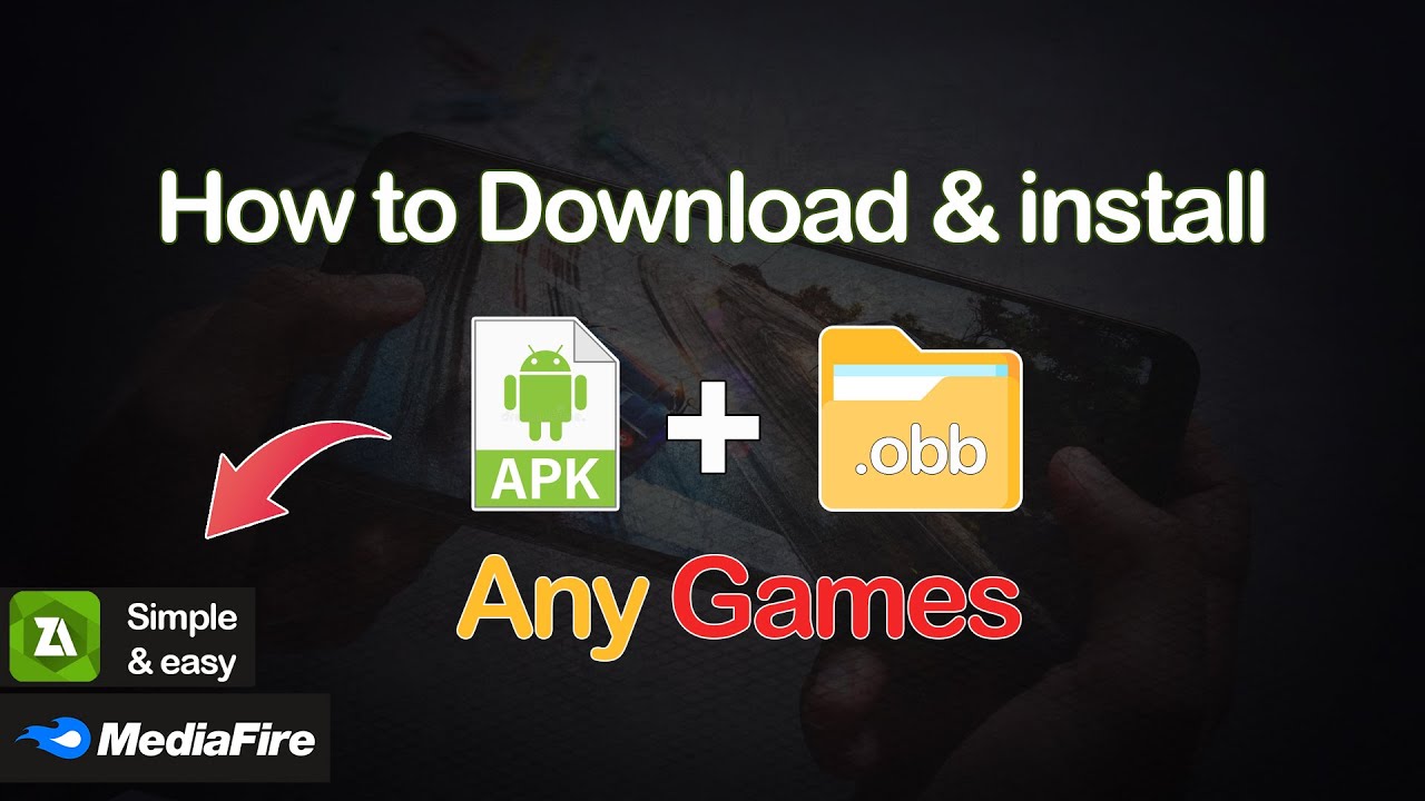 Cara install game apk dan obb