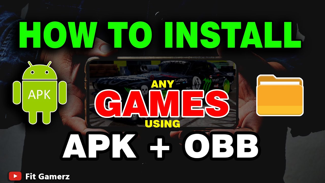 Cara install game obb di android