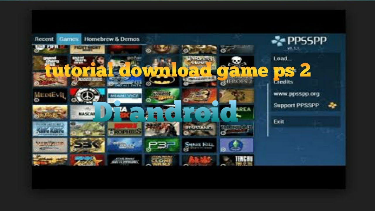 Cara install game ps2 di android